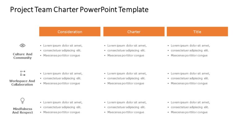 Project Team Charter 05 PowerPoint Template & Google Slides Theme