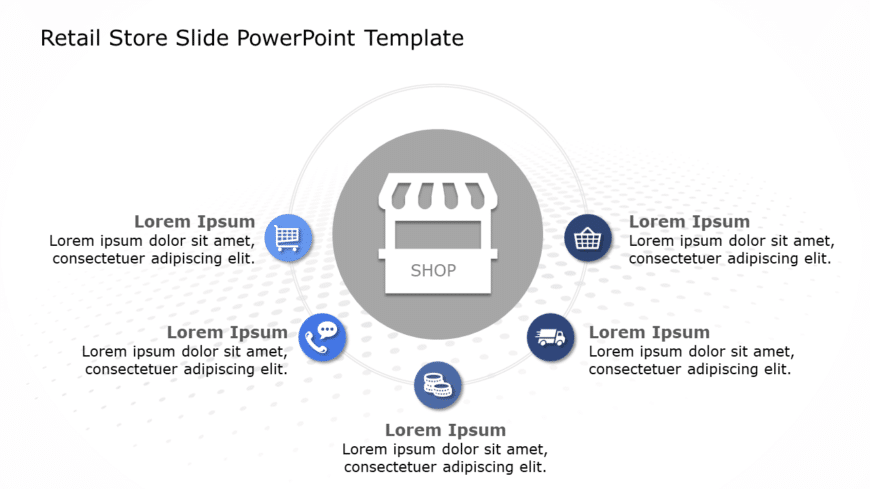 Retail Store Slide PowerPoint Template