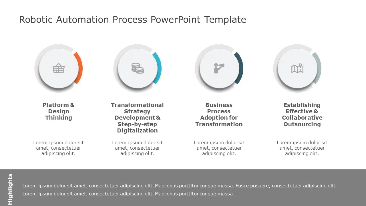 Robotic Automation Process PowerPoint Template & Google Slides Theme