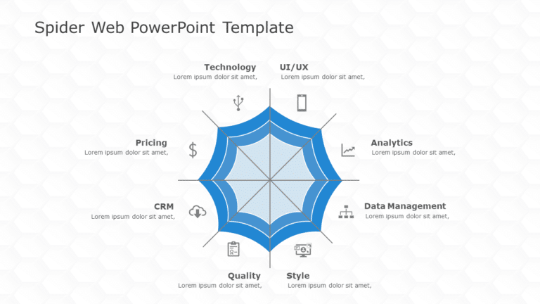 Spider Web 01 PowerPoint Template & Google Slides Theme