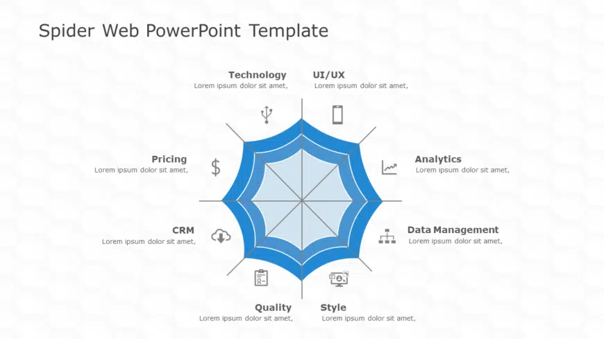 Spider Web 01 PowerPoint Template