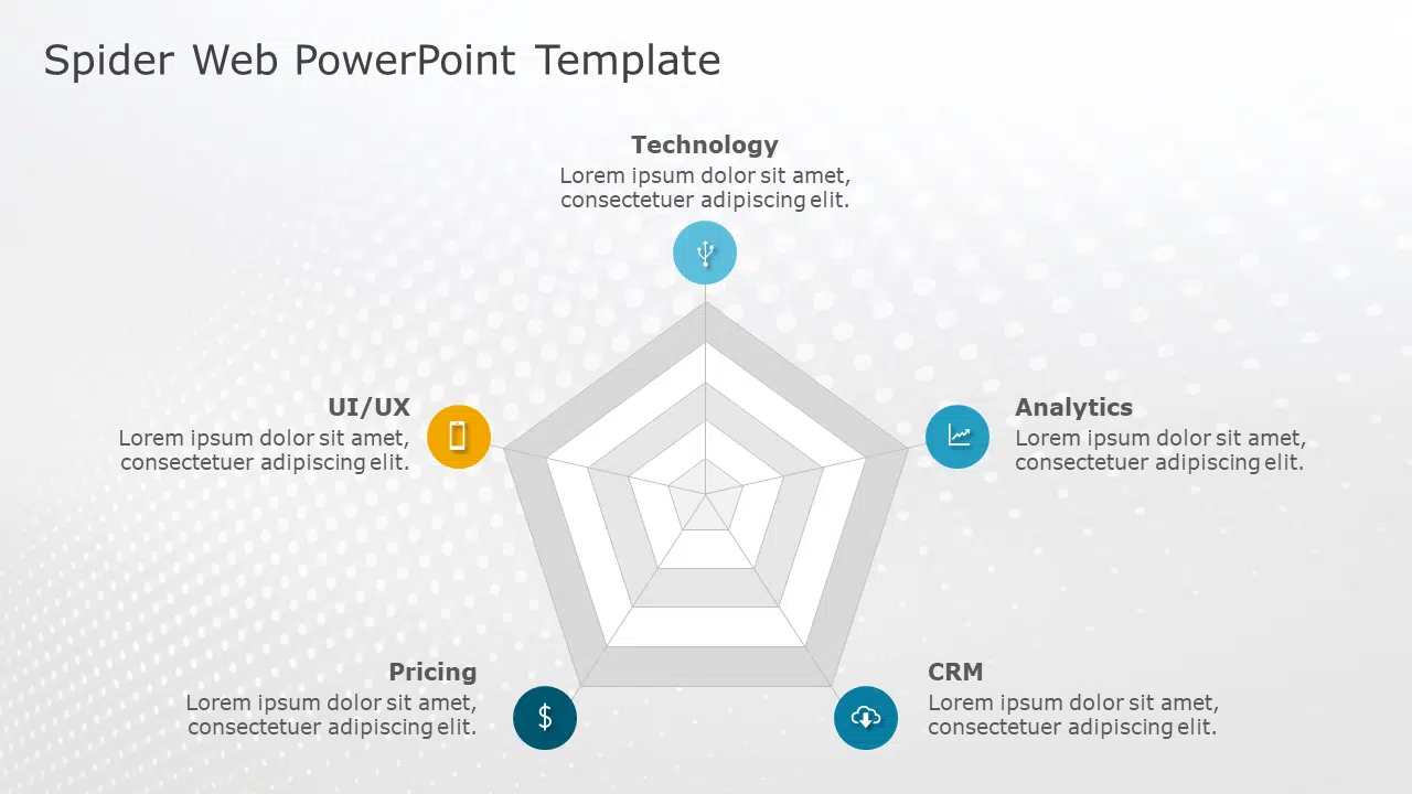 Spider Web PowerPoint Template & Google Slides Theme