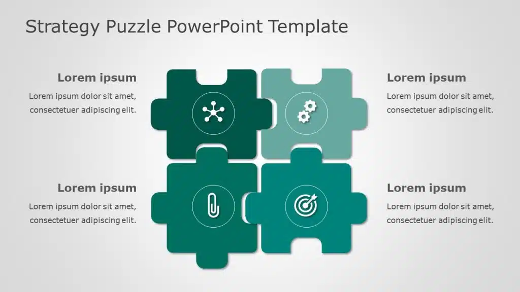 Strategy Puzzle Free PTT Template
