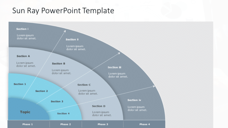 Sun Ray PowerPoint Template & Google Slides Theme