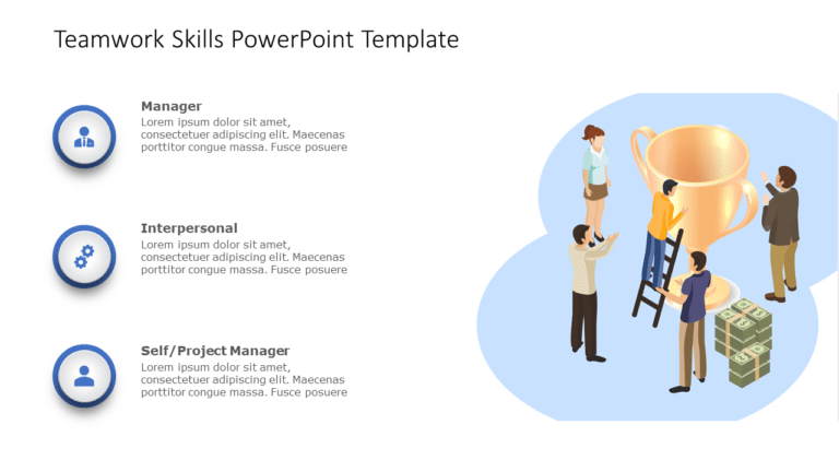 Teamwork Skills PowerPoint Template & Google Slides Theme
