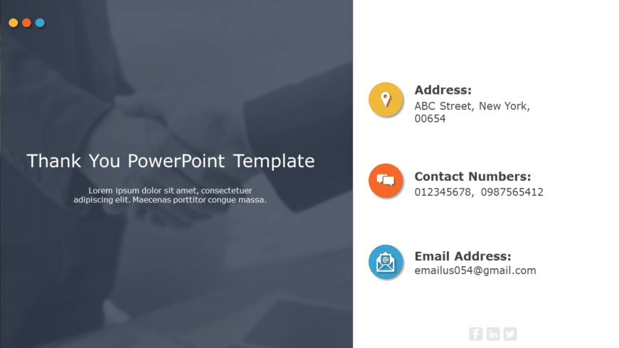 Thank You PPT for Download PowerPoint Template