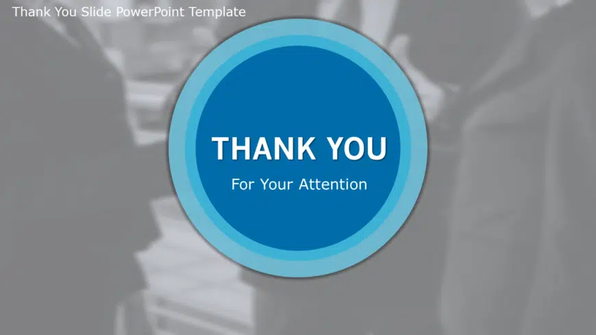 Thank You Slide 08 PowerPoint Template