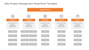 WBS Project Management PowerPoint Template