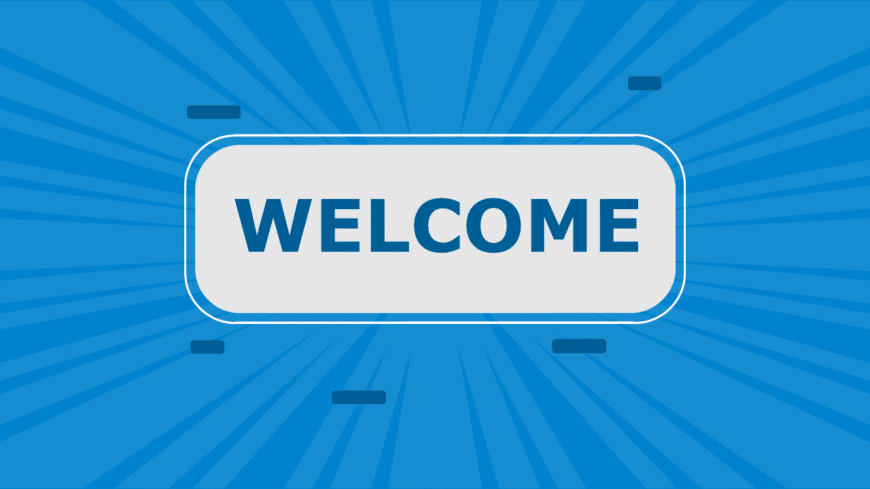 Welcome Slide 18 PowerPoint Template