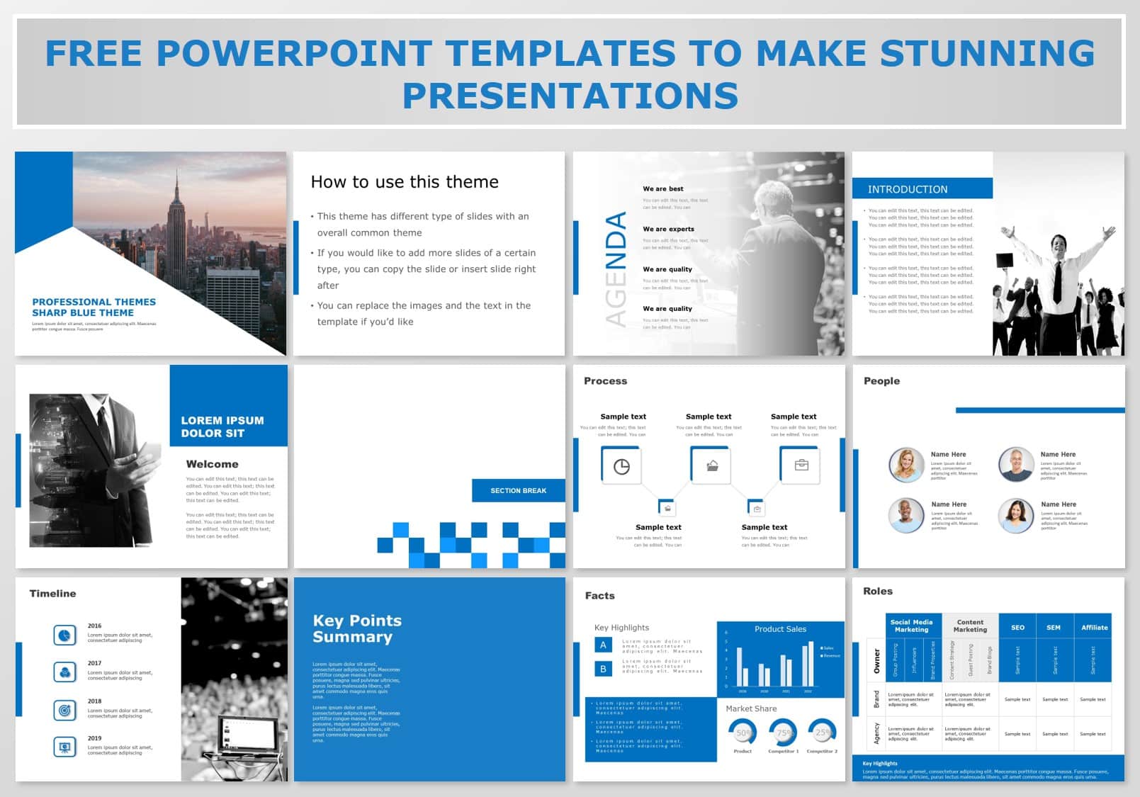 ppt templates project presentation free download