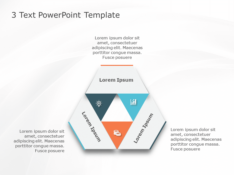 Example Textual Powerpoint 3 Text PowerPoint Template