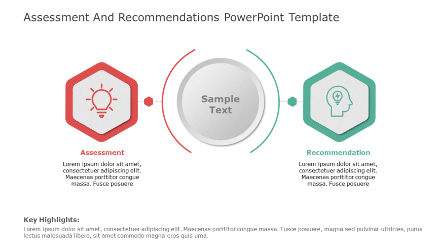 Assessment and Recommendations 03 PowerPoint Template