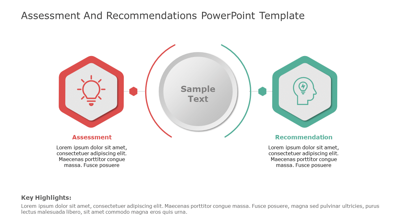 Assessment and Recommendations 03 PowerPoint Template & Google Slides Theme