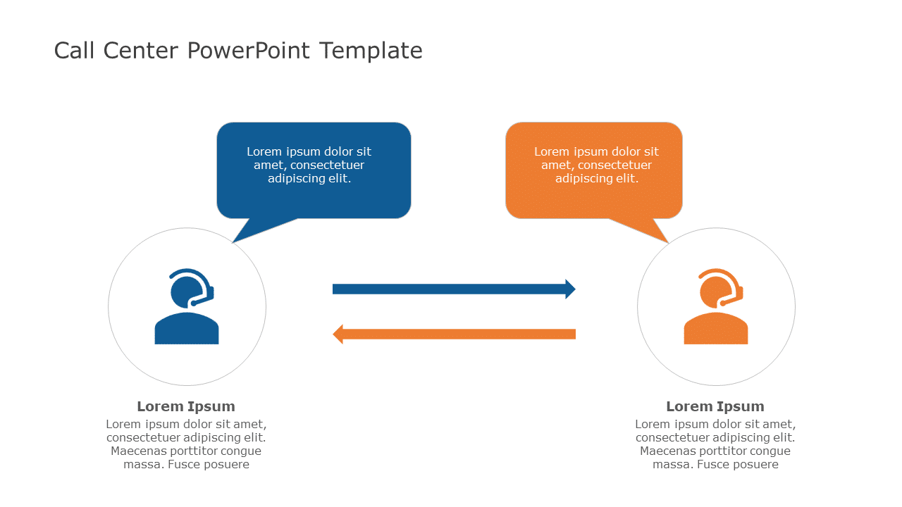 Call Center 01 PowerPoint Template & Google Slides Theme