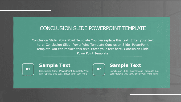 Conclusion Slide 02 PowerPoint Template & Google Slides Theme