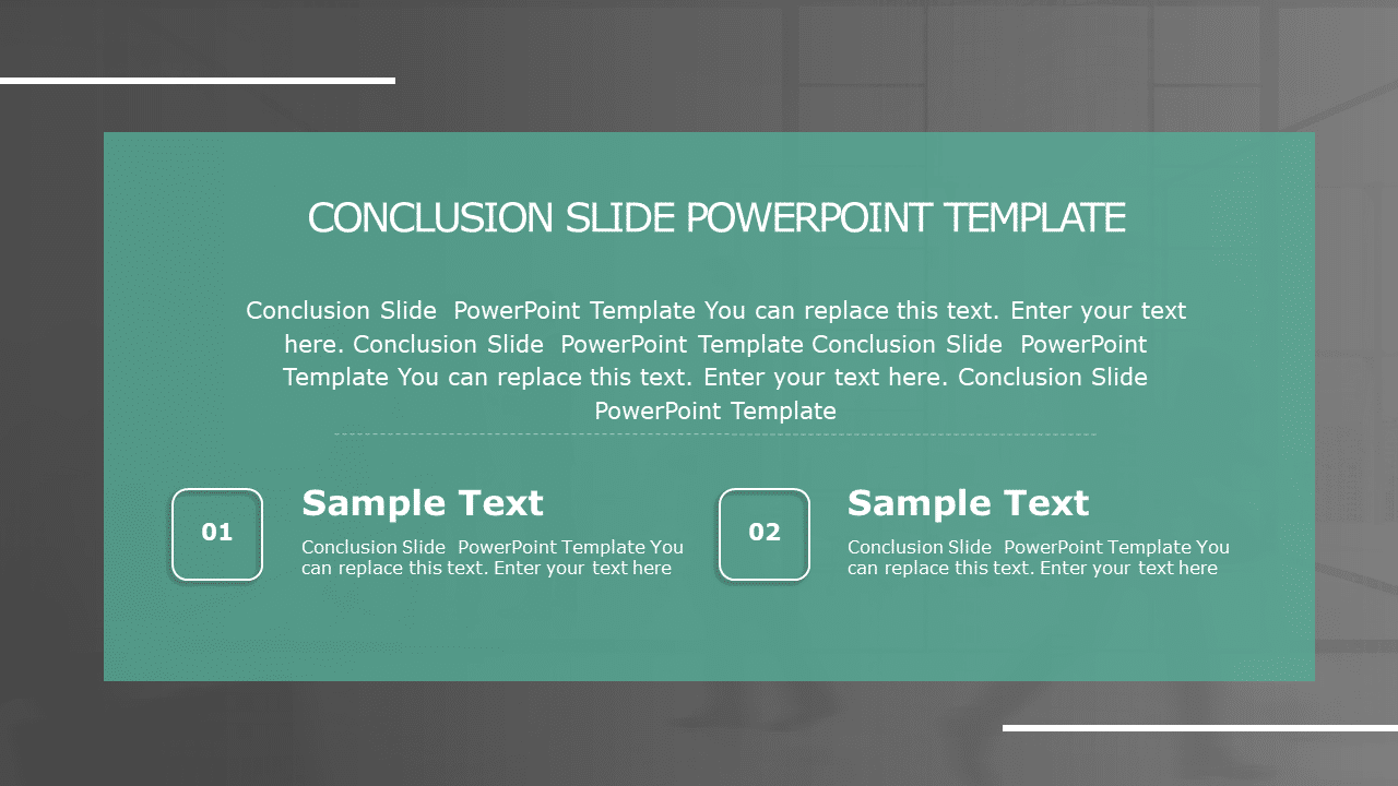 Conclusion Slide PowerPoint Template 02
