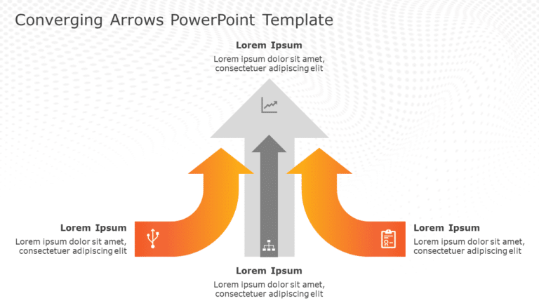 Converging Arrows PowerPoint Template & Google Slides Theme