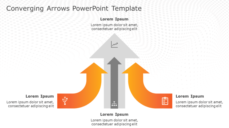 Converging Arrows PowerPoint Template
