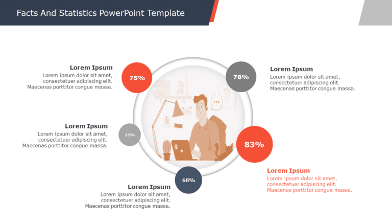 Facts and Statistics PowerPoint Template & Google Slides Theme