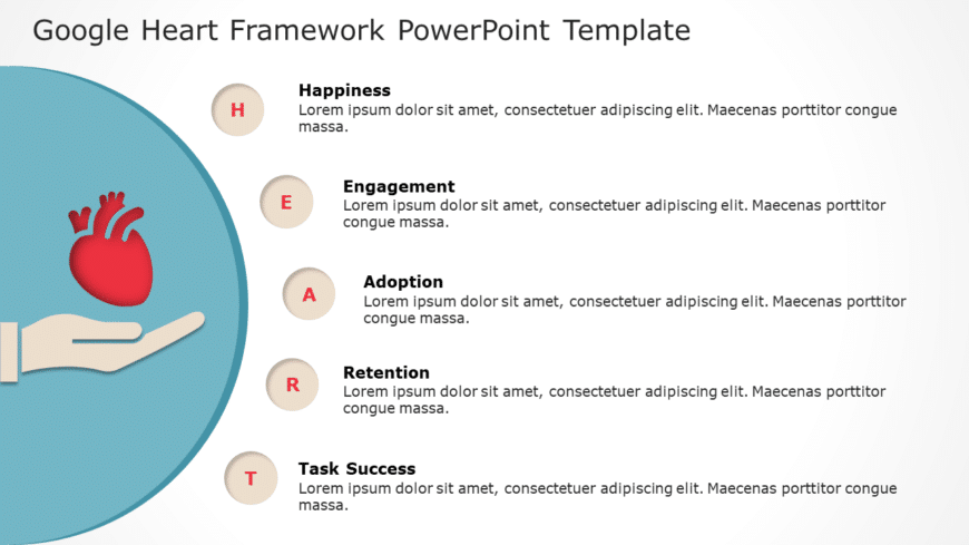 Google Heart Framework 04 PowerPoint Template