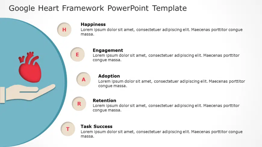 Google Heart Framework 04 PowerPoint Template