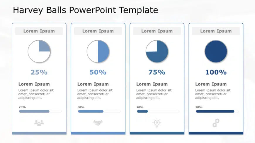 Harvey Balls 04 PowerPoint Template