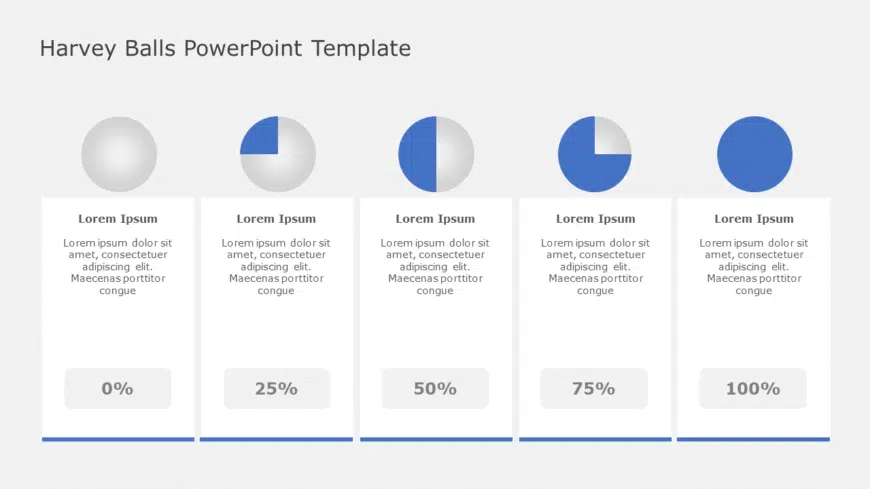 Harvey Balls PowerPoint Template