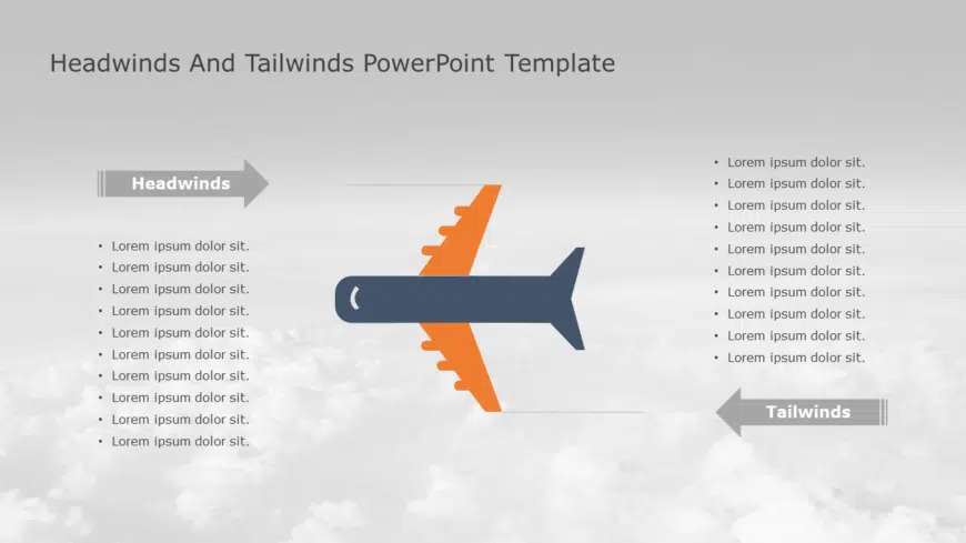 Headwinds and Tailwinds PowerPoint Template