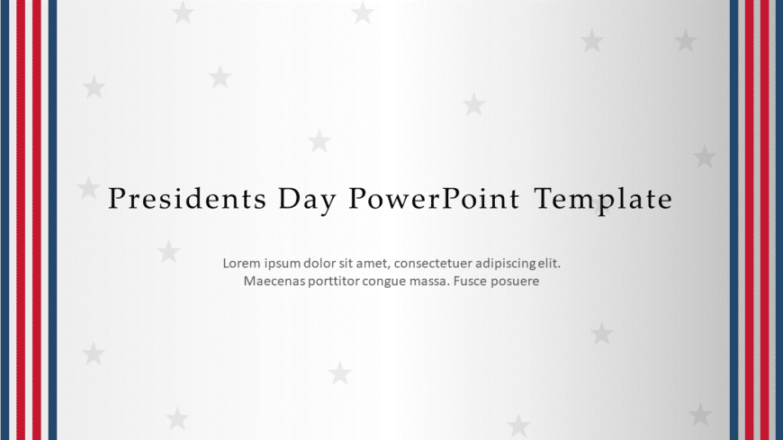 Presidents Day 01 PowerPoint Template