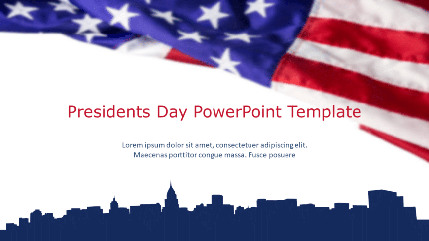 Presidents Day 03 PowerPoint Template