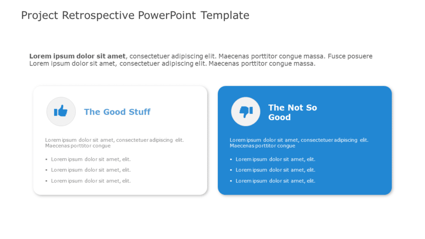 Project Retrospective PowerPoint Template