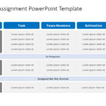 Project Task Assignment PowerPoint Template & Google Slides Theme