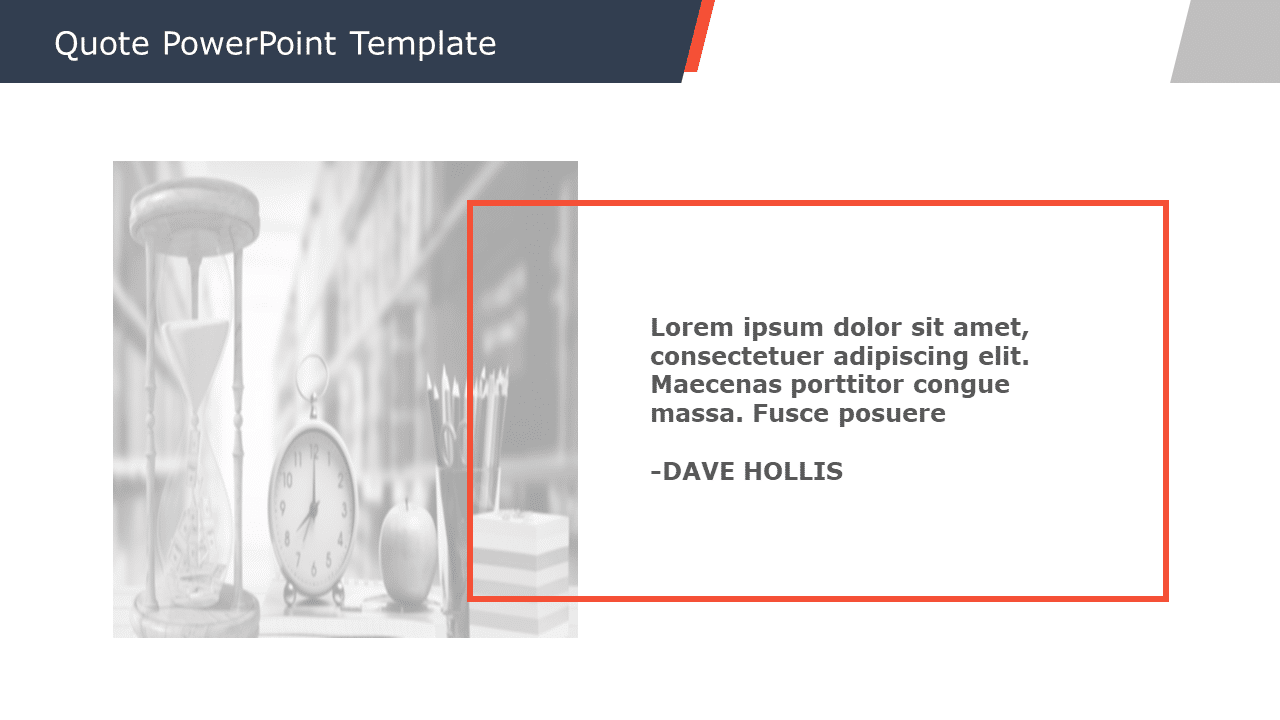 Quote Powerpoint Layout Quote PowerPoint Template & Google Slides