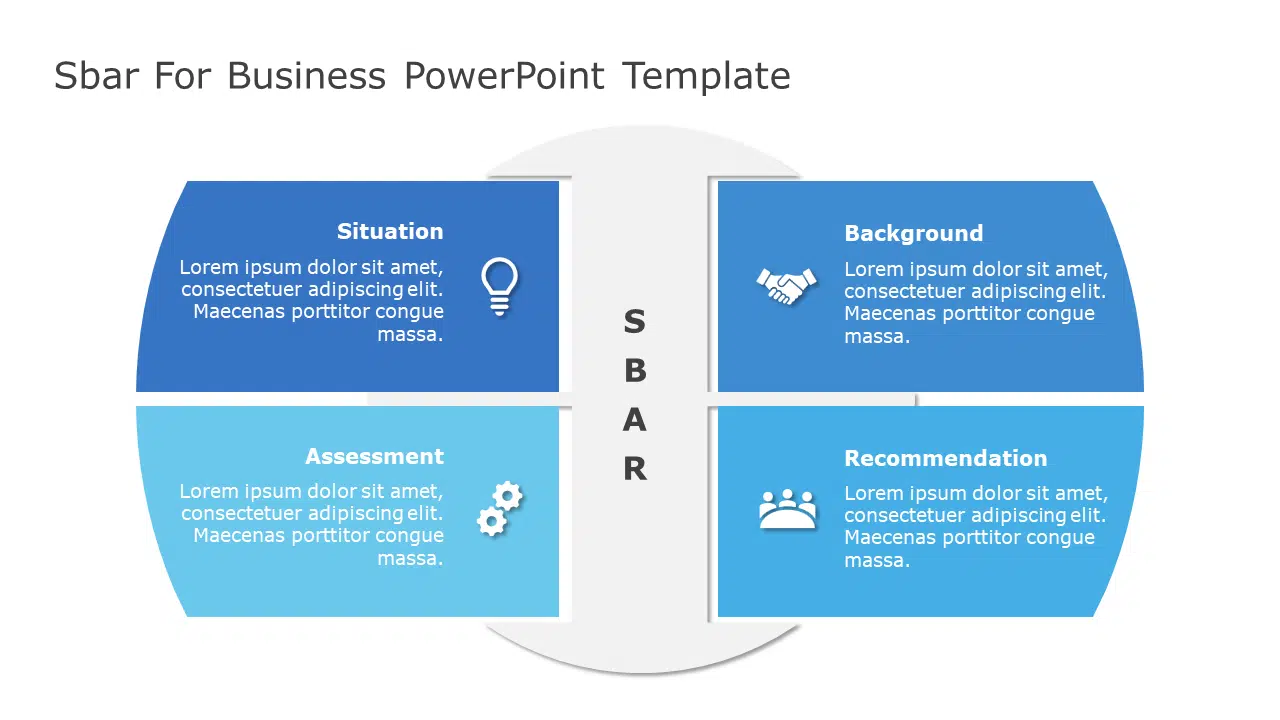 SBAR for Business PowerPoint Template & Google Slides Theme