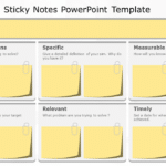 SMART Goals Sticky Notes PowerPoint Template & Google Slides Theme