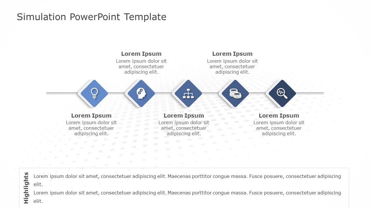 Simulation PowerPoint Template & Google Slides Theme