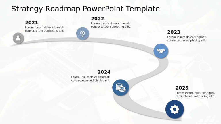 Strategy Roadmap 09 PowerPoint Template & Google Slides Theme