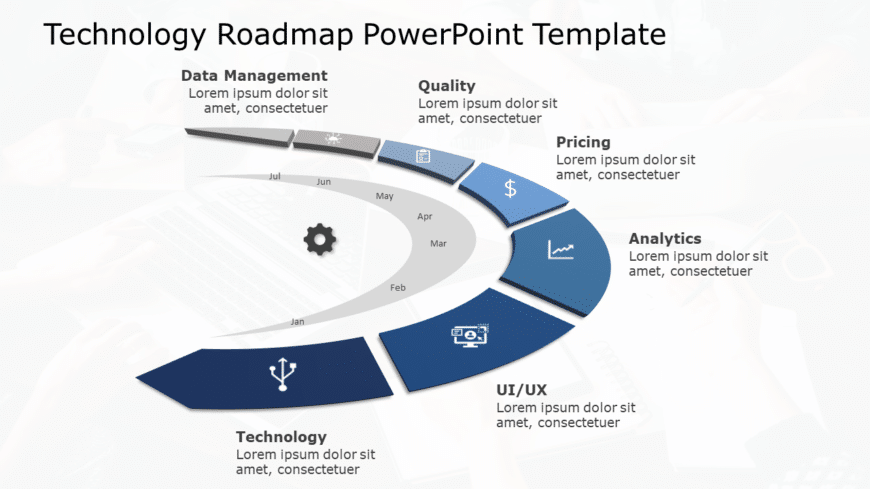 Technology Roadmap 03 PowerPoint Template