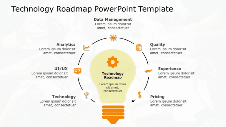 Technology Roadmap 04 PowerPoint Template & Google Slides Theme