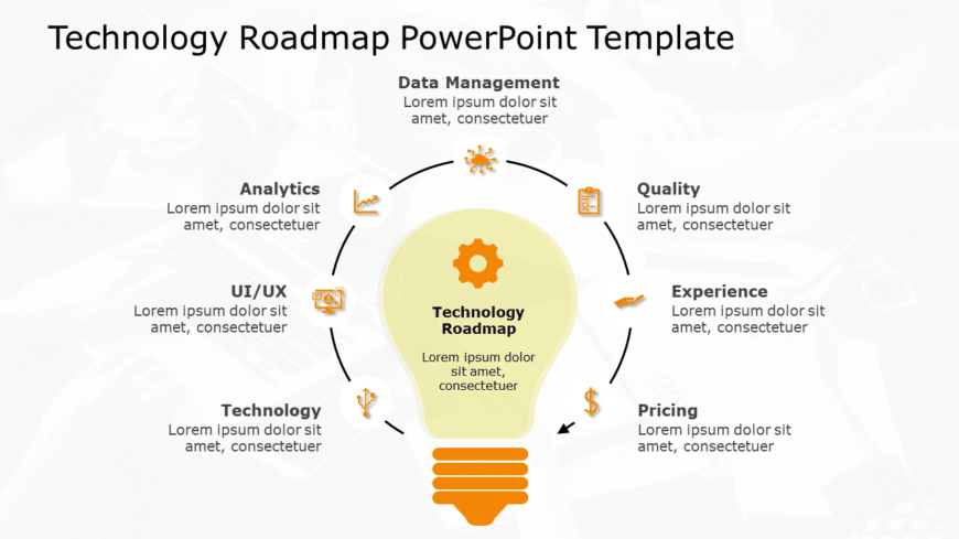 Technology Roadmap 04 PowerPoint Template