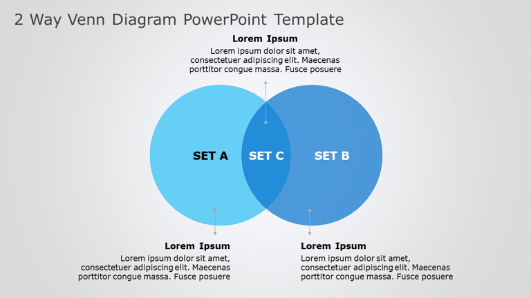 2 Way Venn Diagram 01 PowerPoint Template & Google Slides Theme