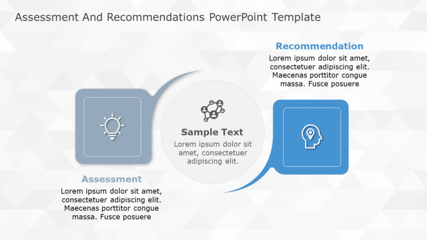 Assessment and Recommendations 04 PowerPoint Template