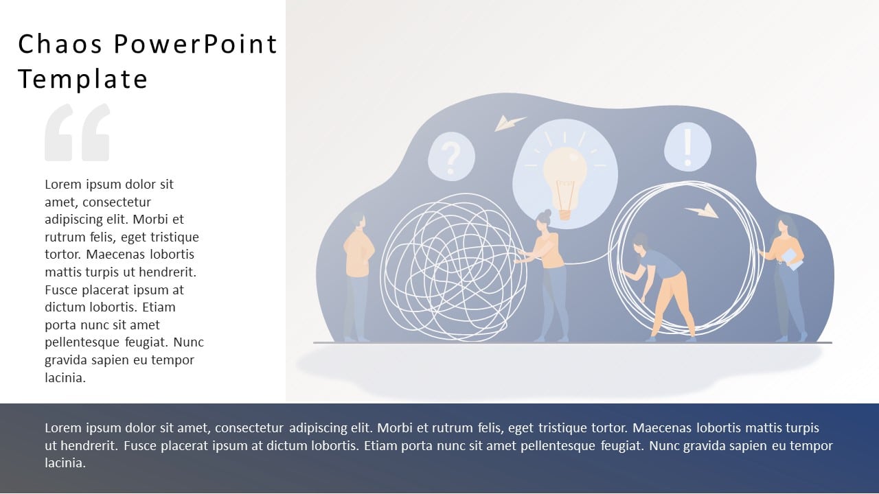 Chaos PowerPoint Template & Google Slides Theme