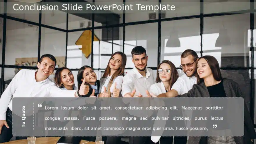 Conclusion Slide 29 PowerPoint Template