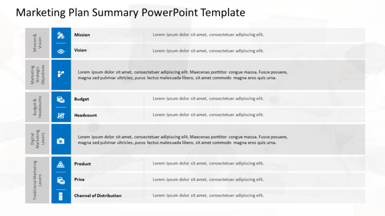 Marketing Plan Summary PowerPoint Template & Google Slides Theme