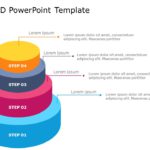 Next Steps 3D PowerPoint Template & Google Slides Theme