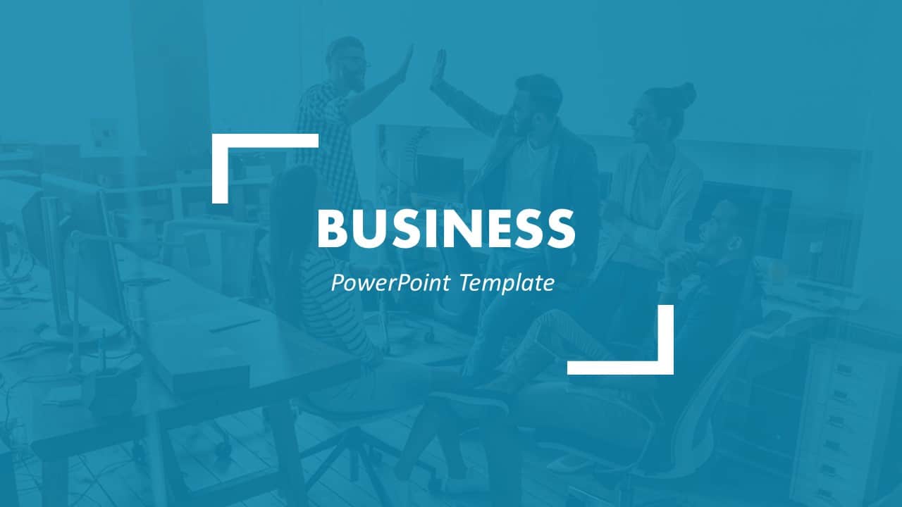 Simple Professional Theme Professional Business Theme PowerPoint Template