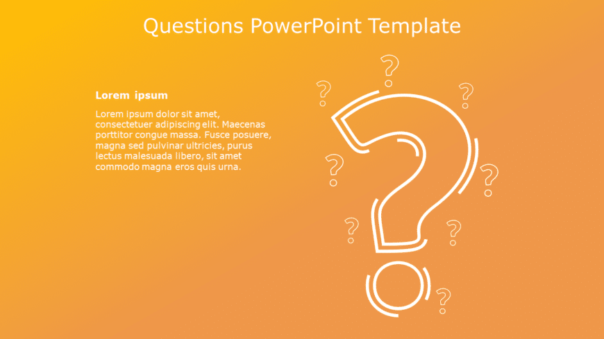 Questions 01 PowerPoint Template