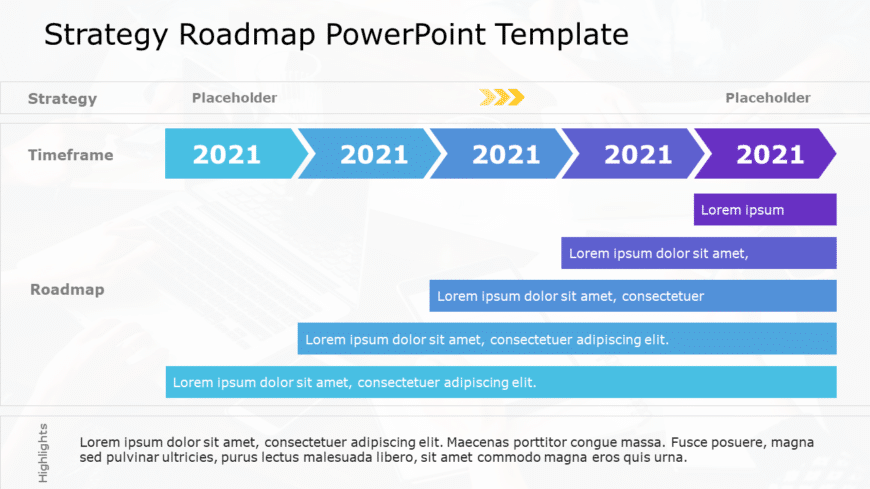 Strategy Roadmap 17 PowerPoint Template