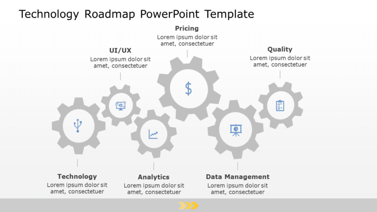 Technology Roadmap 06 PowerPoint Template & Google Slides Theme